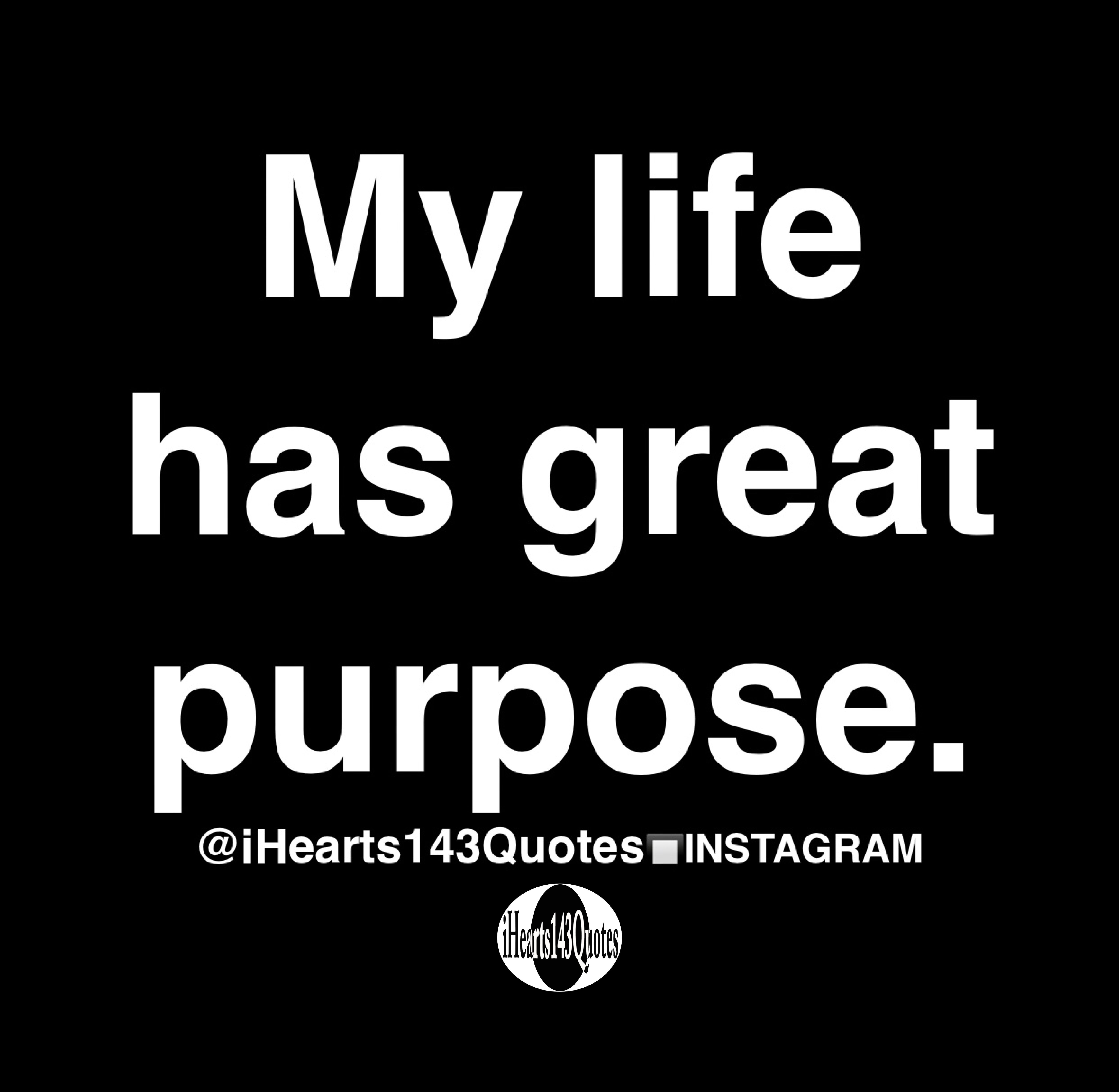 Greater purpose