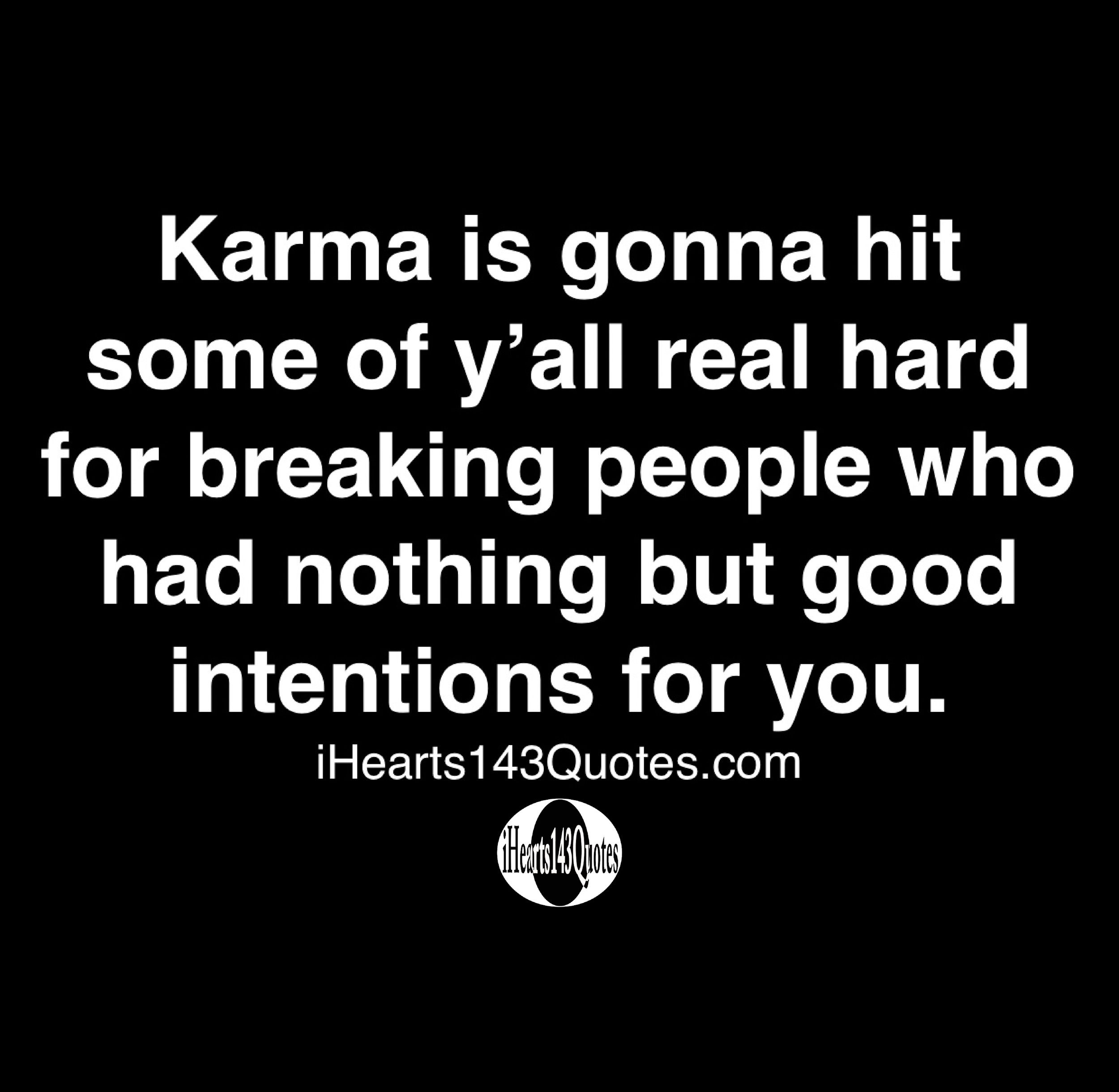 Is real karma Karma definition: