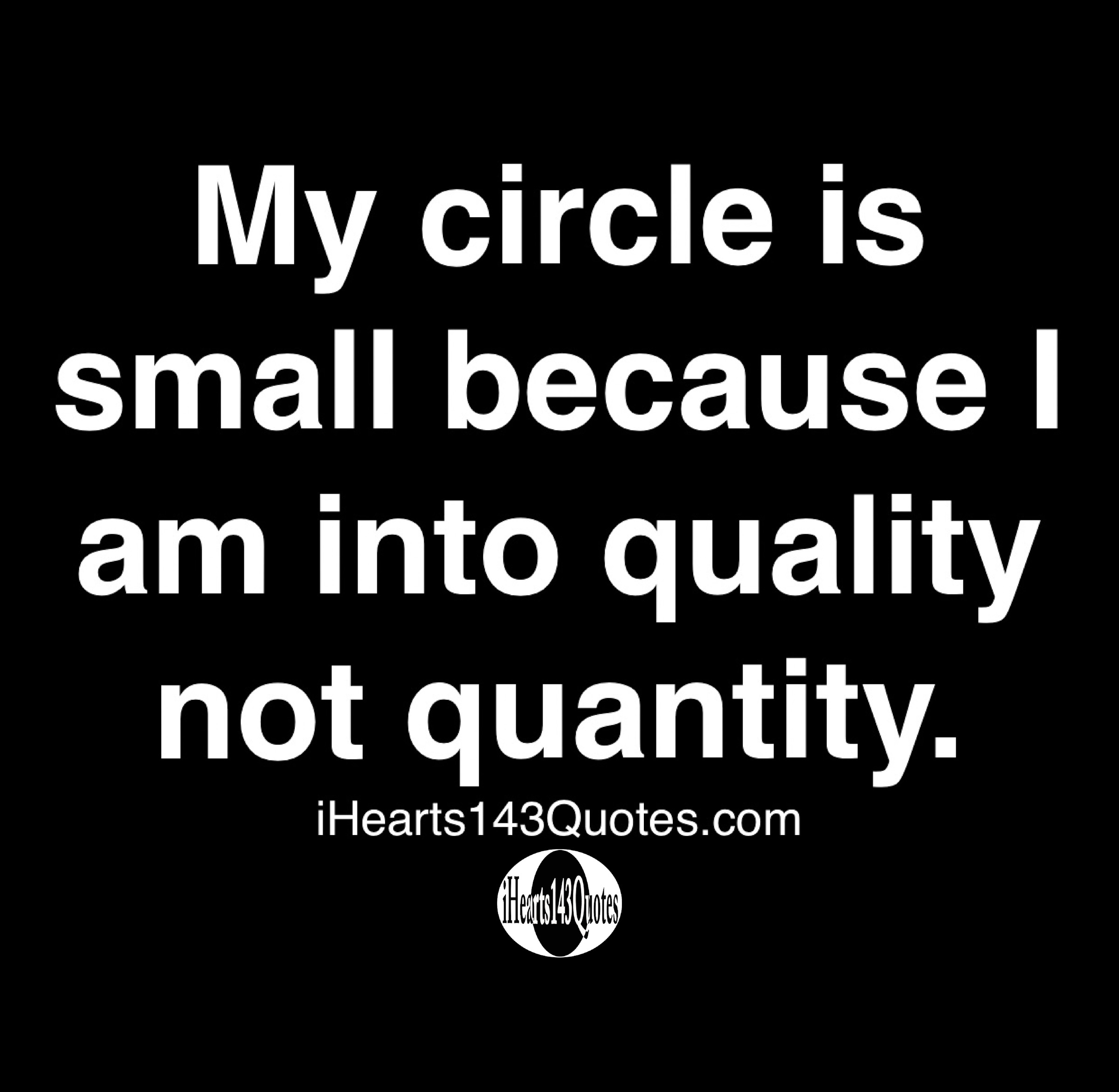 my circle is small quotes