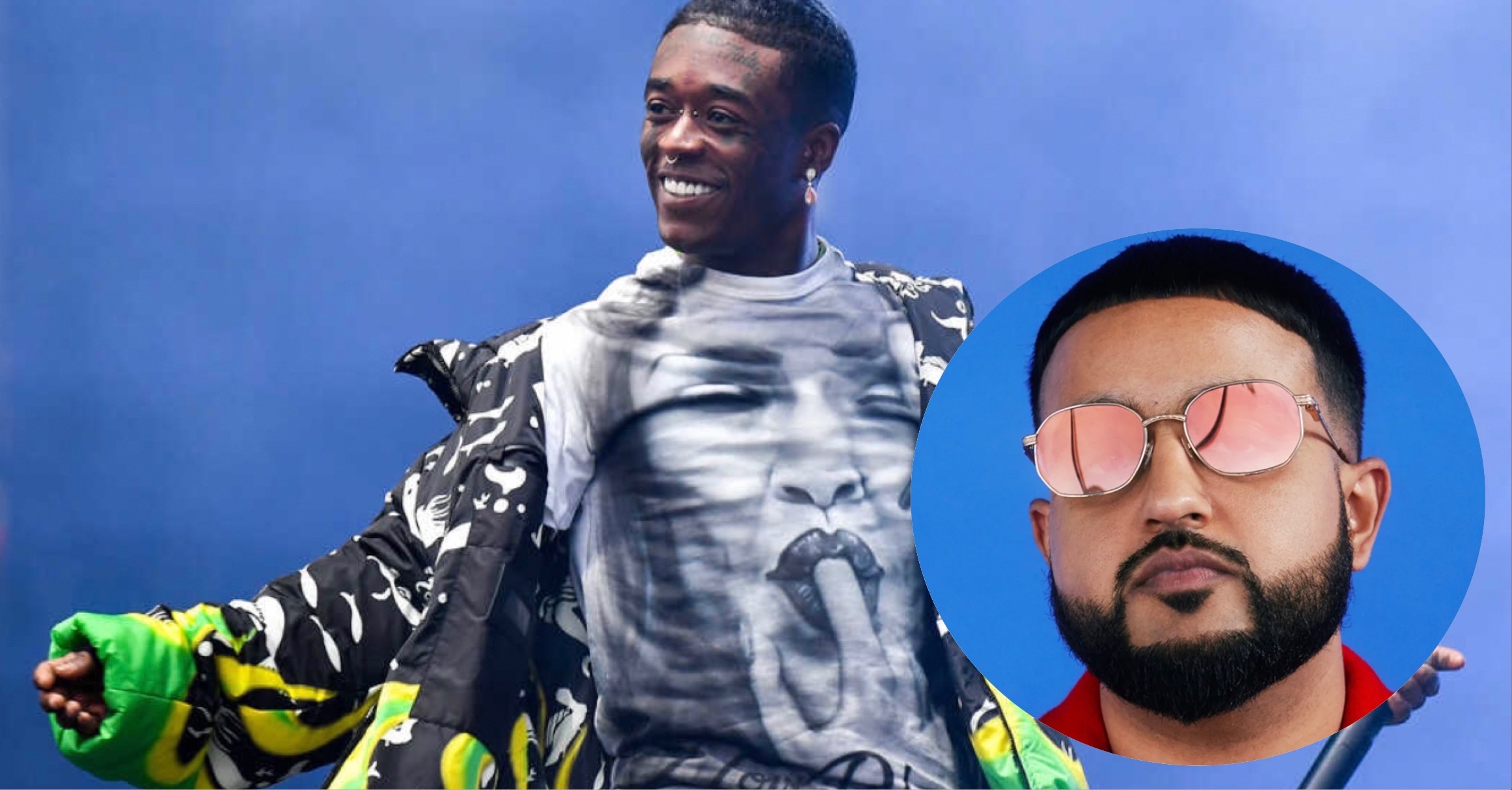 Lil Uzi Vert Took An Unexpected Splash Into NAV's Swimming Pool