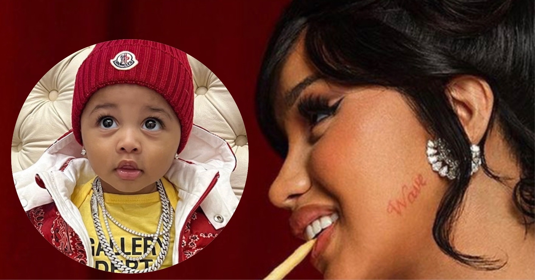 Cardi B Expresses Her Affection For Her Facial Tattoo Featuring The ...