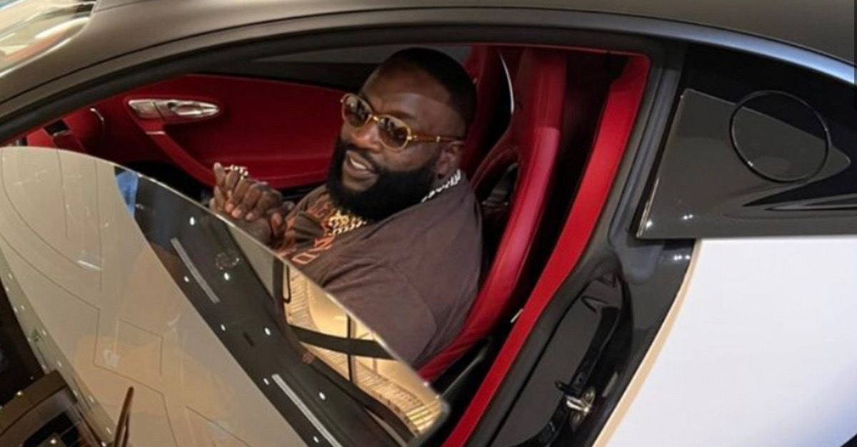 Rick Ross Flaunts $3.75 Million Bugatti Chiron On Social Media |  iHearts143Quotes Hip Hop News