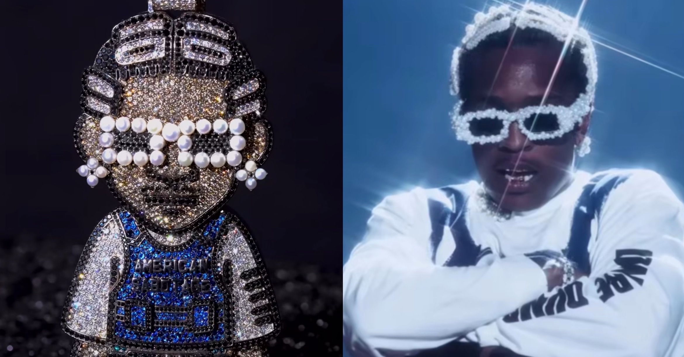 A$AP Rocky Debuts Stunning BAPE-Inspired Chain | iHearts143Quotes Hip ...